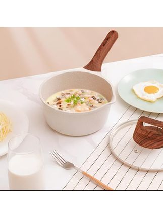 想买奶锅的看过来,苏泊尔星星石小奶锅,电磁炉煤气灶通用#奶锅 #不粘锅 #平底锅 #辅食锅 #泡面锅