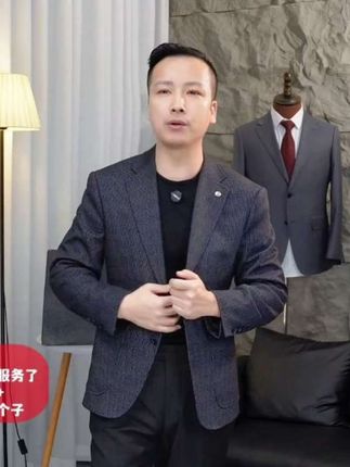 千鸟格西装小个子男士休闲单西男生休闲西装男士西服外套西装#强烈推荐 #简约大气 #气质范 #高端大气 #气场全开