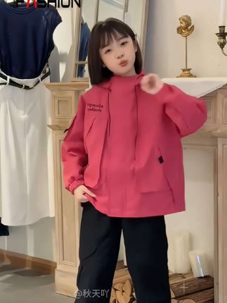 #女童冲锋衣外套 #高品质童装 #春秋外套 #女童外套 #秋季上新