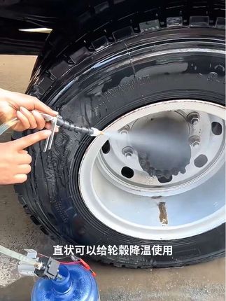 #万向节淋水器喷头 #货车淋水喷头