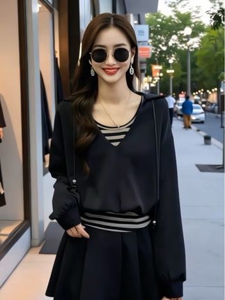 #时尚气质穿搭减龄 #减龄显瘦穿搭 #大码女装 #早秋中性风穿搭 #早秋新款