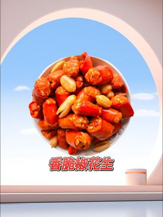 香脆椒花生#美食 #零食辣味小吃
