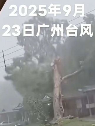 广东18级超强台风,太可怕了,请广东人民注意安全🙏🙏🙏#广东超强台风 #台风 #自然灾害 #极端天气 #注意防范