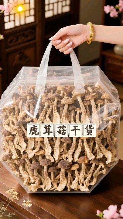 鹿茸菇干货。谁的囤货清单还没加鹿茸菇干货?没入手的朋友,真的会后悔到跺脚! 它是老手艺慢晒出的精品,把鹿茸菇的原始鲜香牢牢锁在干货里,入口全是食材本身的纯粹鲜味儿,一点不掺假。 泡发后更是惊艳,口感脆嫩还带着弹劲。拌进米饭里,能让人多炫两碗;炒菜、煮汤都快手,就算是厨房小白,用它也能轻松搞定喷香下饭菜,秒变大厨! #干货#鹿茸菇干货#鹿茸菇怎么炒好吃#舌尖上的味道#优质农产品