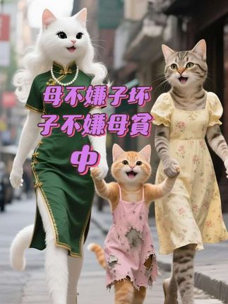小橘猫抛弃生母,转头找到了富贵新妈#上热门话题🔥 #萌宠出道计划 #萌宠计划 #橘猫 #ai