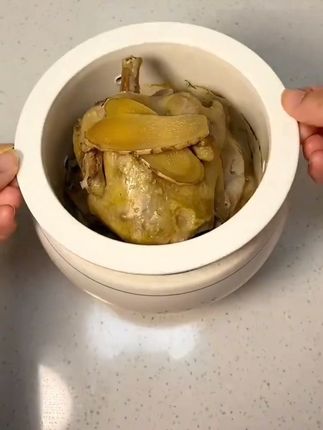 【送铁架】【升级光滑】闽南家用溢汤隔水炖盅双层内胆带孔炖锅滴鸡汤#隔水炖