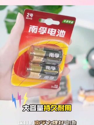 #南孚2号碱性电池 #南孚电池官方