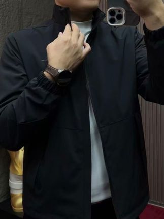 #2025-2688立领中性风秋季男士美式夹克不起球商务休闲#休闲夹克衫 #男装搭配 #品质男装#秋季男士新款