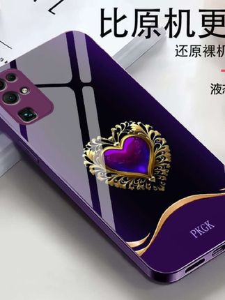适用于【华为】Nova9Pro新款渐变黑粉双爱心女款防摔手机壳#质量很好@DOU+上热门 🔥