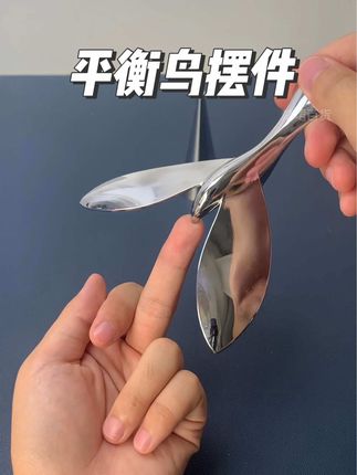 平衡鸟摆件!#新奇特创意 #解压