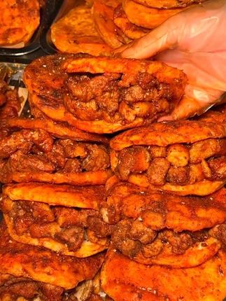 夜宵吃点饼夹串吧#寻味烟火气 #深夜放毒 #饼夹串 #武汉美食