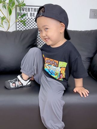 夏天还是需要这种防蚊裤,冰冰凉凉的很舒服#夏季穿搭 #高品质童装 #防蚊裤