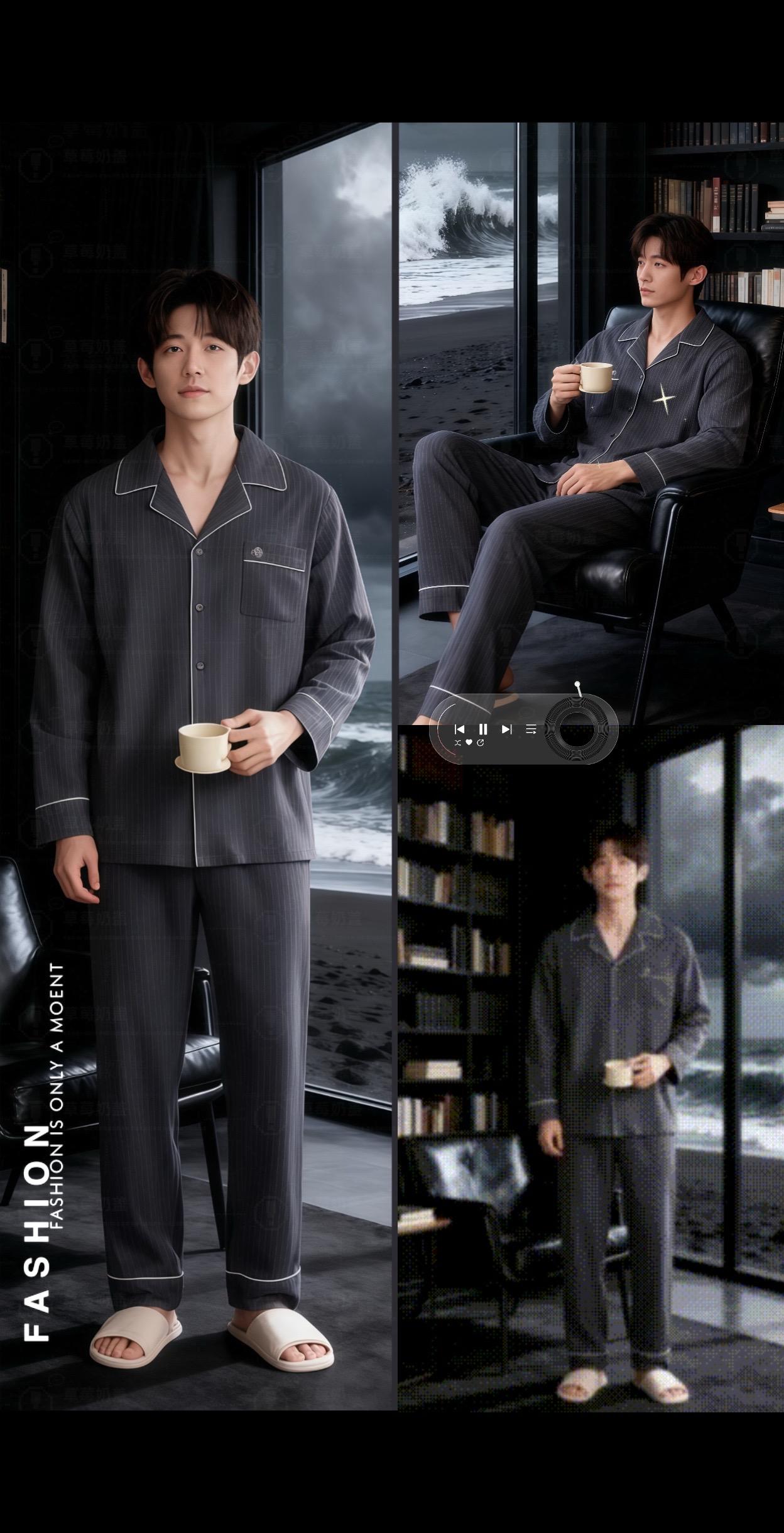 #睡衣家居服 #阳光帅气 #面料柔软舒适 #睡衣外穿 #这也太好看了