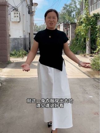 女士半身裙两件套,韩系设计优雅时尚,面料舒适上档次,谁穿谁好看#显瘦搭配 #半身裙搭配 #裙子套装 #半身裙套装女 #韩系穿搭