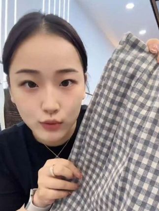 格子裤子#源头工厂 #穿搭