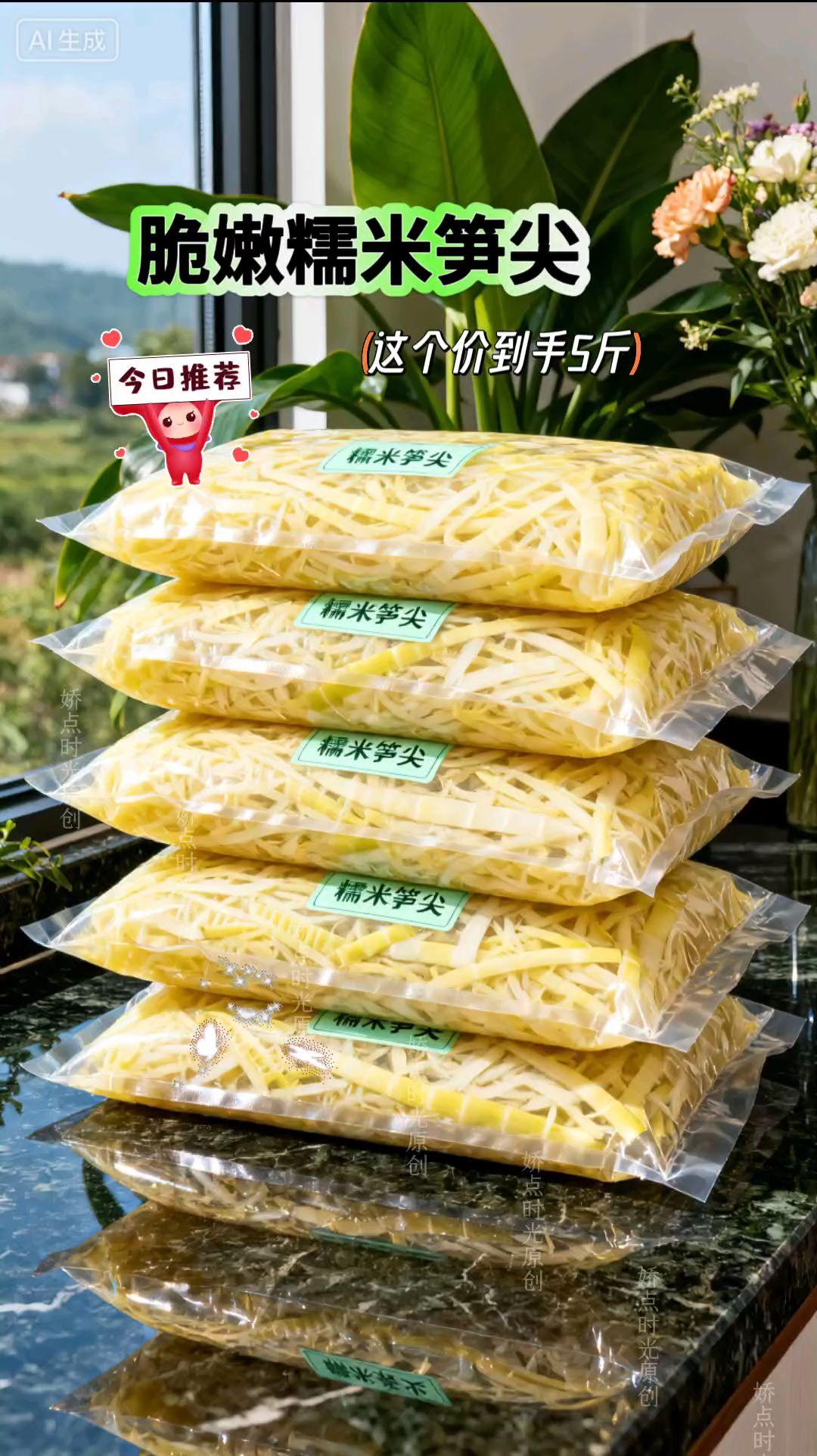 竹笋爱好者看过来!咱们这款爆款糯米笋,口感脆嫩得让人惊喜,嚼着满是爽口劲儿。炒着吃鲜香下饭,炖汤喝鲜掉眉毛,做法还特别简单,洗一洗就能下锅。更难得的是,每一根笋都取自深山新鲜食材,经专业加工锁鲜,在家就能享受这份地道山珍,太满足了!#太好吃了 #笋尖 #超便宜超划算 #好吃到停不下来 #好物推荐🔥