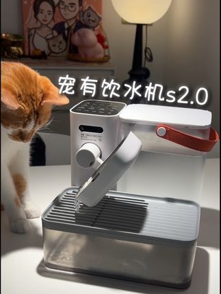 宠有引力饮水机2.0来了#强烈推荐 #猫咪饮水机 #宠有引力#宠有引力倾倒式智能饮水机2S #宠有引力饮水机二代更新