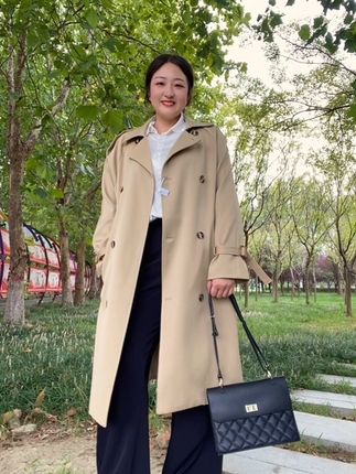 #高级感穿搭 #时尚气质穿搭 #风衣穿搭 #大码女装 #风衣