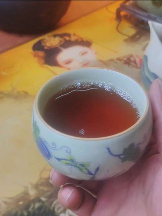 秘黄主人杯禅意家用硕果累累铜钱杯陶瓷复古品茗杯 #茶生活 #主人杯#今天你喝茶了吗