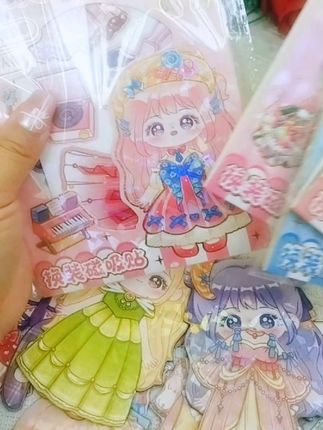 女儿很喜欢的换装公主,可以反复的玩自由搭配,加厚材质,磁力很强#换装公主#手工diy #手工