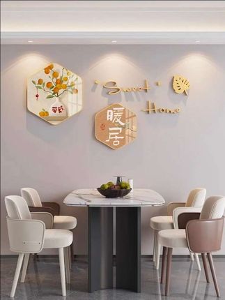 暖居餐厅装饰画北欧餐桌饭厅背景墙面挂画客厅沙发创意大气墙壁画#餐厅装饰画#电视背景墙挂画#客厅装饰画#晶瓷装饰画 #沙发背景墙装饰画