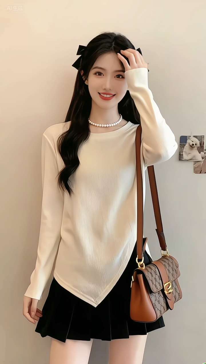 软乎乎的针织面料巨亲肤,早秋穿刚好,不规则剪裁还特别显腰细!百褶裙的俏皮感和针织衫的温柔感碰撞,甜而不腻~ 不管是约会还是日常通勤,这套都能让你美到骨子里🥰#小个子显高显瘦穿搭