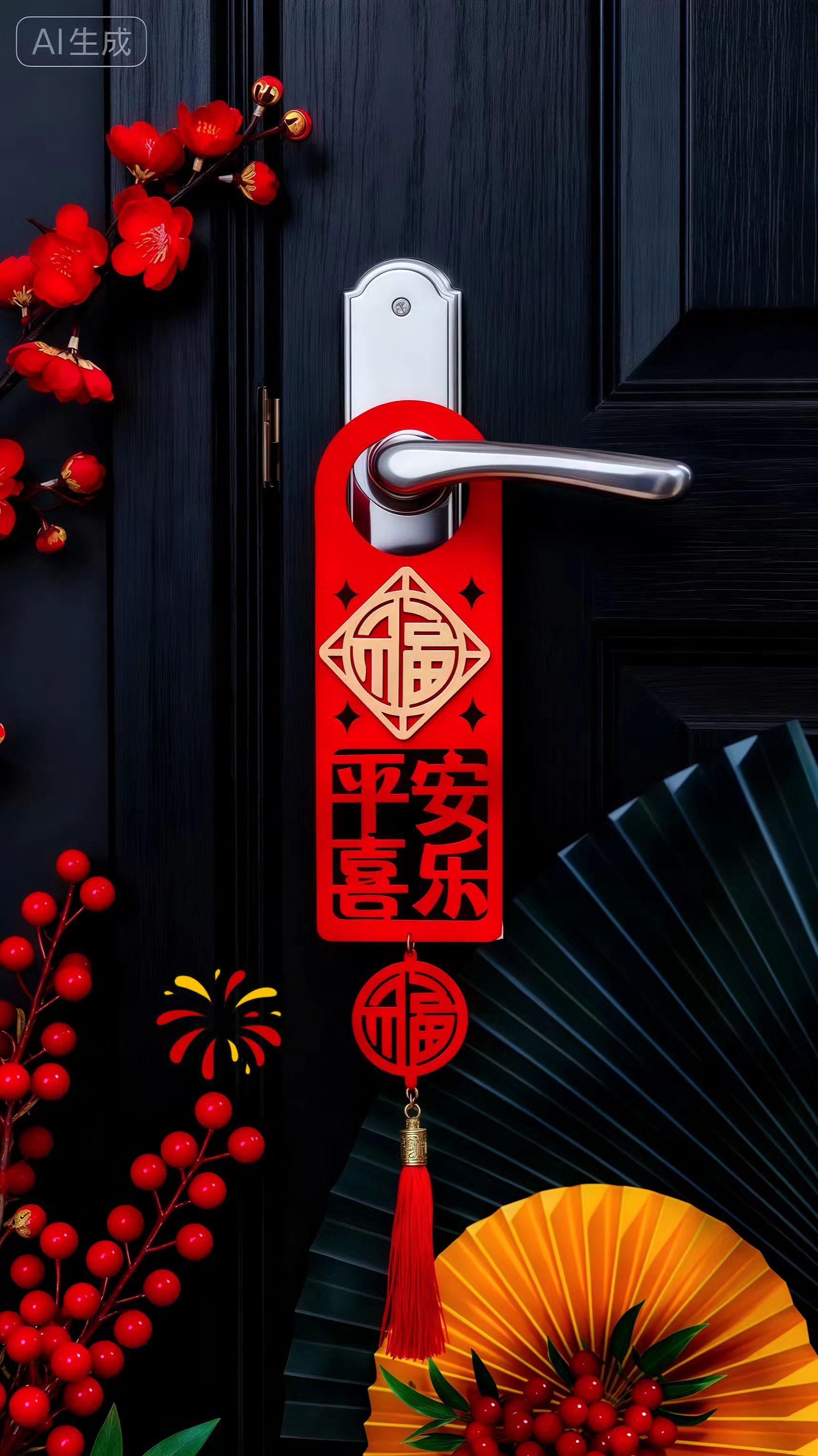 乔迁新居门把手挂件。#乔迁新居 #乔迁之喜大吉大利 #喜庆用品 #门把手挂件 #在抖音入手的好东西