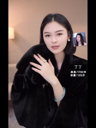 【人生宝嘉美】进口宝嘉美V领水貂皮草外套#高级感穿搭 #皮草穿搭 #宝嘉美貂 #今日穿搭 #黑色高级感穿搭
