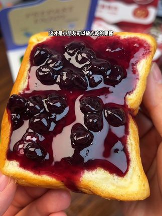 小朋友可以放心吃的蓝莓果酱,肉眼可见的蓝莓颗粒,早餐搭配吐司真的好好吃啊!#一口下去超满足 #谁懂这一口的好吃程度 #蓝莓酱 #太好吃了 #妈呀太香了