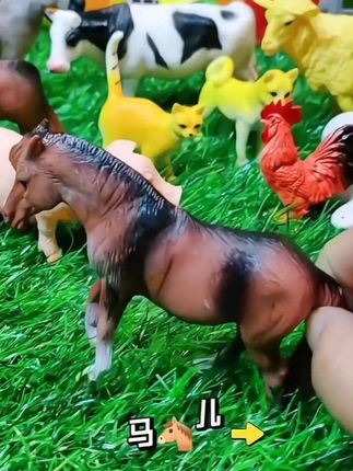 老妈超会买!这套仿真动物好玩有趣 提高宝宝的认知从小玩到大!快放下手机和宝贝一起来认识动物吧!六一儿童节礼物仿真动物模型玩具农场动物0-3岁宝宝1益智早教认知 #儿童玩具 #亲子互动  #仿真动物模型#儿童礼物#动物认知