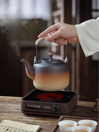 #陶壶煮茶 #电陶炉 #提梁壶 #陶炉煮茶器 #煮茶器