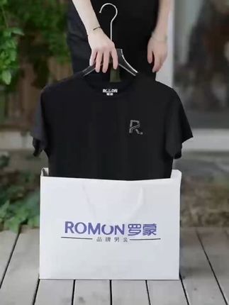 #短袖体恤 #罗蒙男装 #大牌品质 #夏季男装 #商务休闲