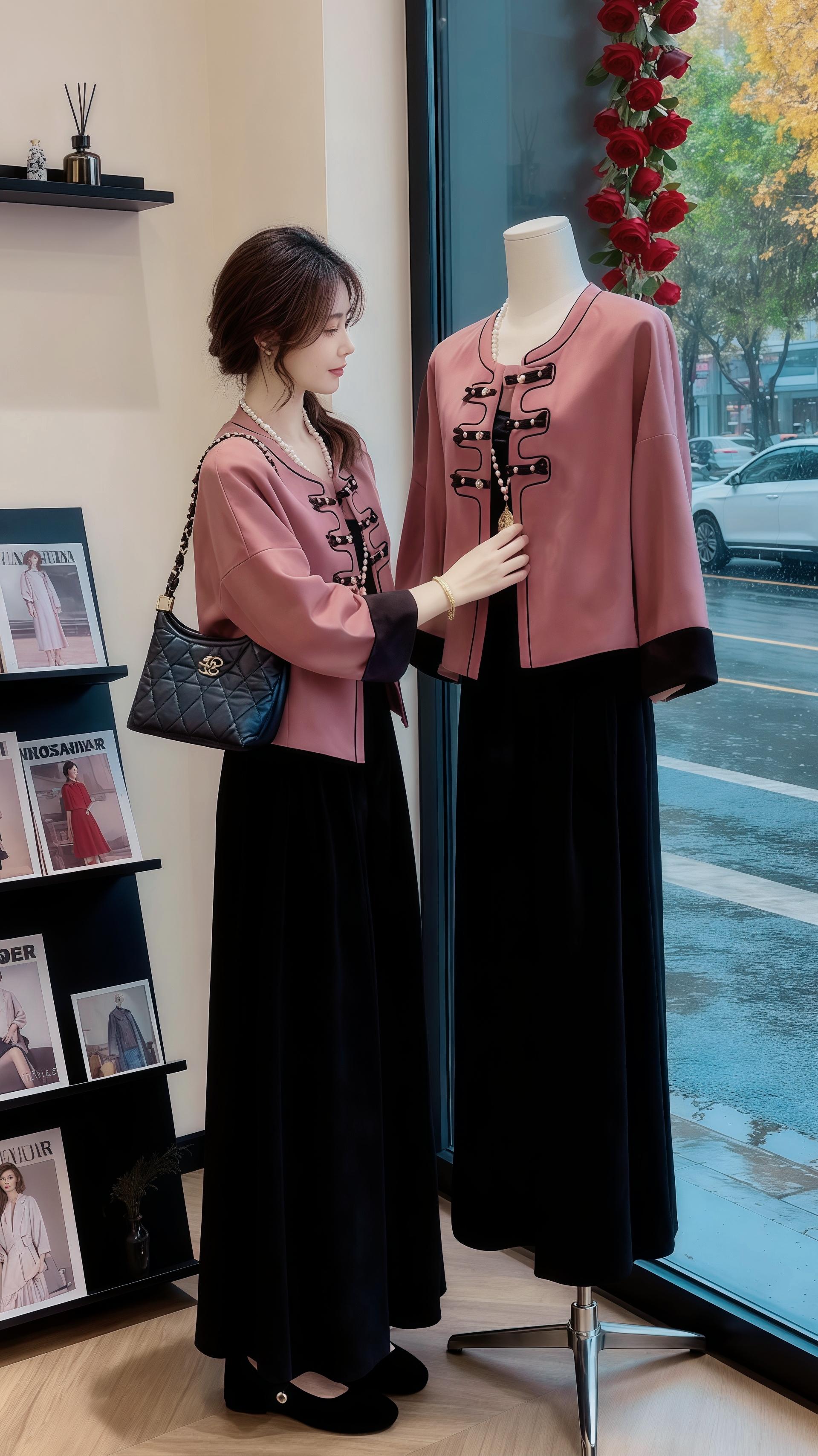 #在时装周看见东方美  #秋冬穿搭新鲜感在线  #小个子秋冬穿搭  #晒晒我的秋日穿搭  #国庆旅行ootd