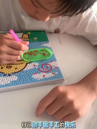 #钻石画手工 #手工diy #儿童玩具 #创意diy