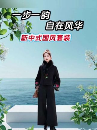 新中式国风套装 #新中式国风套装#套装#中式套装#典雅与时尚并存 #套装