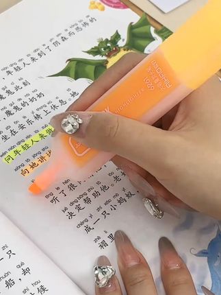 学生#荧光标记笔 重点内容标记笔记#专用彩色记号笔 多色划重点#抖音每日分享#好物分享