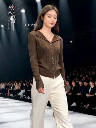 针织毛衣 时尚百搭修身长袖上衣女气质短款#时尚气质针织衫 #薄款针织衫 #显瘦百搭长袖上衣 #早秋穿搭 #时尚休闲百搭上衣