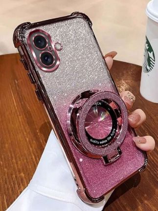 闪粉磁吸支架适用iPhone苹果16手机壳A3288软壳