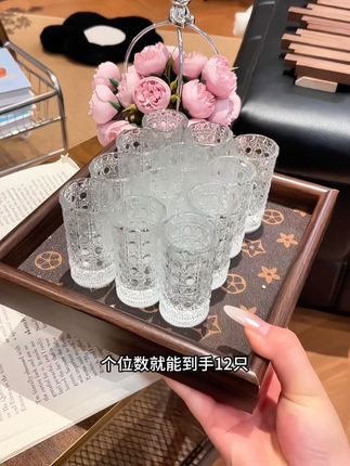 我做梦都没想到,9块9就能到手12支这么精致好看的酒杯!用来喝香槟红酒氛围感十足,当摆设也好看哦#玻璃杯#杯子#颜值好物#酒杯#提升幸福感好物