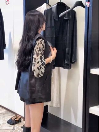 2025秋季时尚一整套女新款气质港风复古马甲背心豹纹衬衫短裤套装#时尚潮流#仙女必备 #纪录美好生活