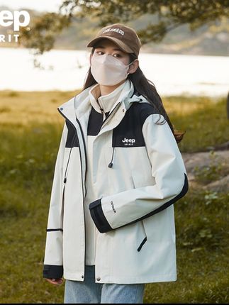 #吉普三合一冲锋衣#秋冬新款#男女同款#防风防水#户外登山服外套