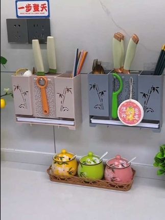#筷子筒#壁挂筷子筒#沥水筷子筒#免打孔筷子筒#美观实用 @DOU+小助手 @巨量千川
