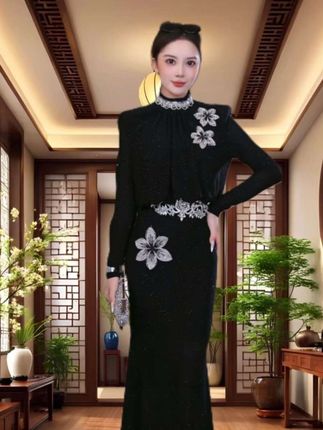 #西装真的很考验一个人的气场 #FNN【星河闪耀】2025新款气质复古休闲衣服女连衣裙F2530395#@抖加🔥上热门🔥dou+🔥热点宝 @灵儿好物 @小溪 @玲玲小号