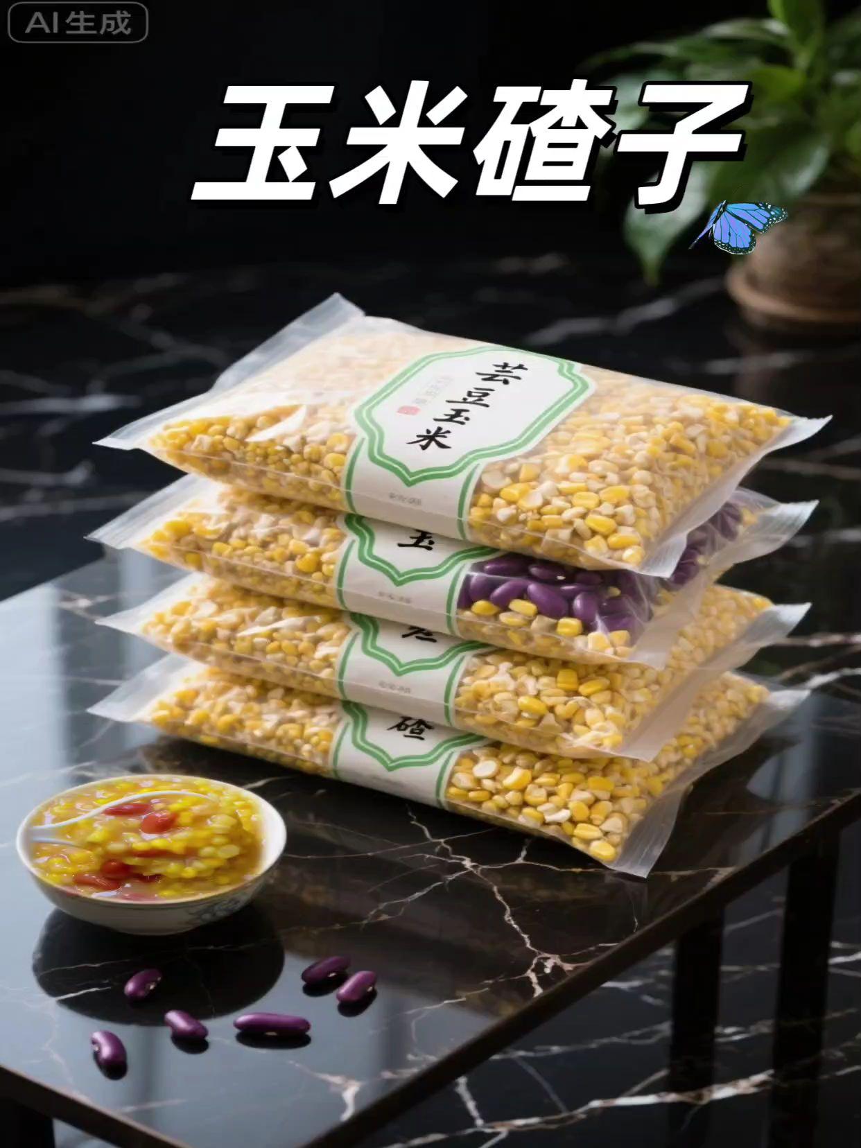玉米碴子。控糖控油的姐妹就应该多吃点粗粮,少吃油腻。试试这个大碴粥,软糯香甜,真的很好吃。黑龙江的大碴子一年只长一茬,他这一袋是五斤的,才十几块钱。他这个品质可好了,都是今年的新米,里面连芸豆都带好了,就省的单独再去买了。洗干净放入电饭煲中,加入适量的清水,半煮粥键煮熟就可以了。软软糯糯,黏黏糊糊的,特别好喝。老人和孩子也可以多吃点这样的粗粮,对身体特别好。#美食 #强烈推荐 #健康 #五谷杂粮 #粗粮