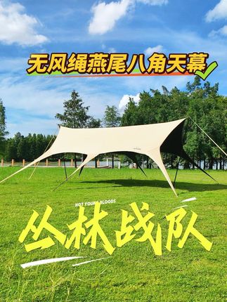 这样的天幕,你见过吗? 夏季出去露营,一个天幕遮阳防晒防雨都搞定#八爪鱼天幕 #夏季露营首选