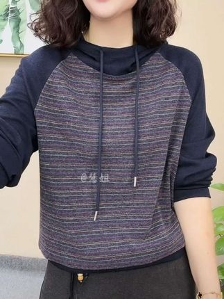 秋季新款时尚洋气百搭设计感卫衣 #气质穿搭 #面料柔软舒适 #遮肉显瘦 #百搭上衣 #卫衣