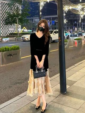 #说好的随便穿穿去看秀 #穿出高级感 #优雅气质 #气质仙女裙穿搭 #春秋连衣裙