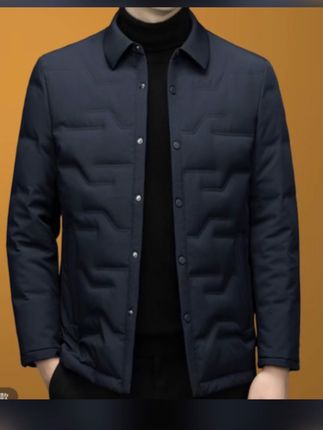秋季新款中老年加厚保暖外套爸爸 装上衣男士秋冬棉服棉衣行政棉袄