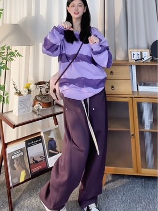 #休闲裤 #面料柔软舒服 #宽松显瘦 #运动裤 #阔腿裤