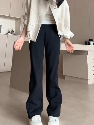 #窄版阔腿裤 #显高显瘦显腿长 #减龄穿搭 #春秋穿搭 #大码搭配